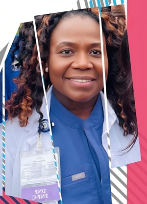 Nathalie Bailey headshot in white coat
