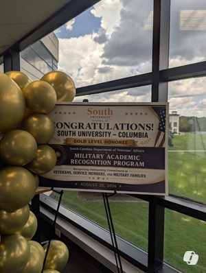 Gold level honoree award poster