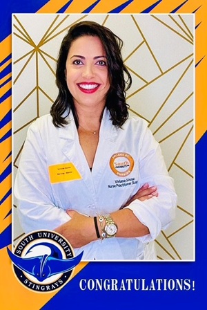 Viviane Sousa was ready to progress her career and learned about South University from her friends.
