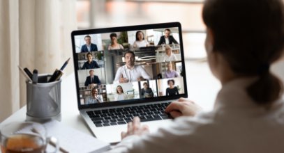 Student networking in video conference