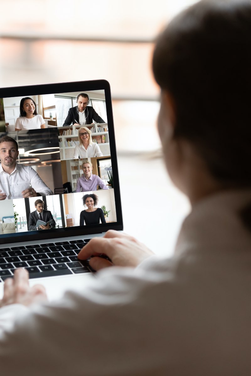 Student networking in video conference