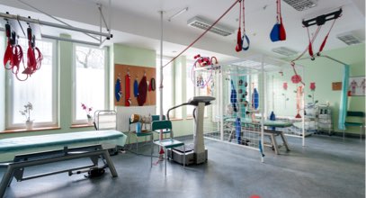 Physical therapy exercise room