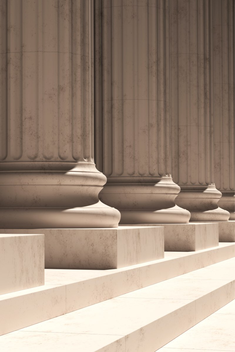 Courthouse steps