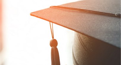 Graduation cap and tassel