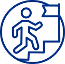 Practical Training One Stairs Icon