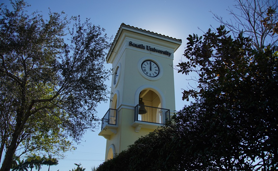 South University savannah campus clock tower
