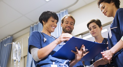 nurses work to handle their cases