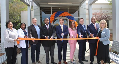 South University High Point ribbon cutting with the South University team